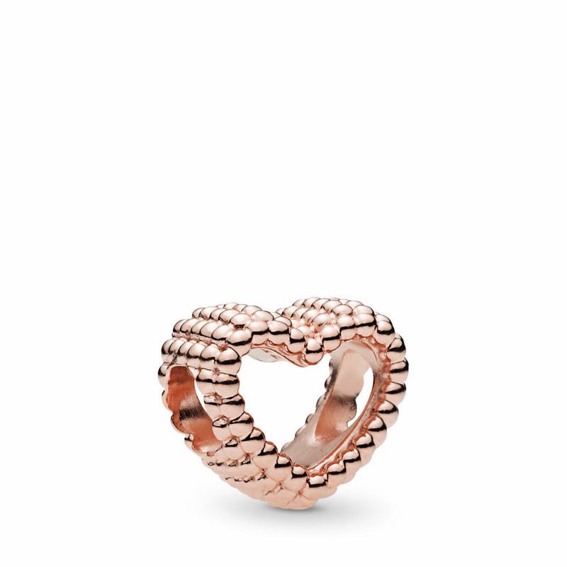 Pandora Rose™ Beaded Heart Charm Online NZ (409326-YDA)